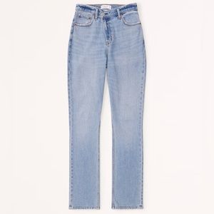 NWOT Abercrombie & Fitch Curve Love Ultra High Rise 90s Jean